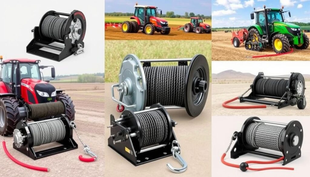 Tipovi vitla za traktor Tipovi vitla za traktor