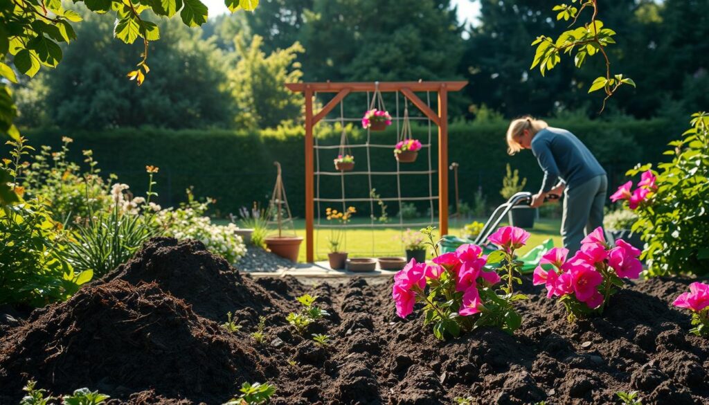 Priprema zemljišta za sadnju visećih muškatli